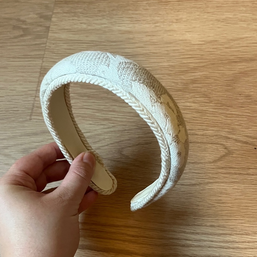 Cream Padded Vintage Bridal Headband
